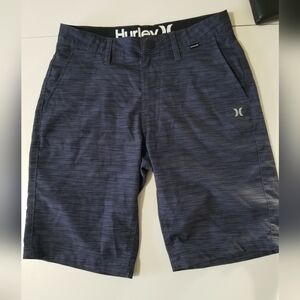 Hurley Heathered Navy Performance Board Shorts sz 28